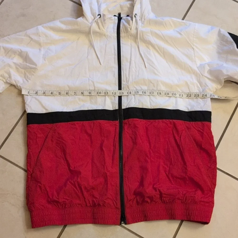 Air Jordan AQ2683 100 DIAMOND TRACK JACKET RED WHITE BLACK Full Zip XL